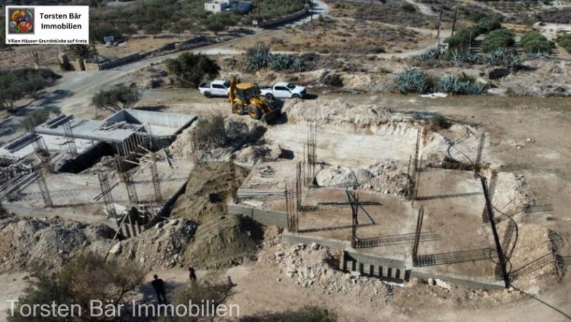 Pitsidia (Komos) Kreta, Komos, Villa (projektiert) 108m² Grdst.750m² priv. Pool und Meerblick Haus kaufen